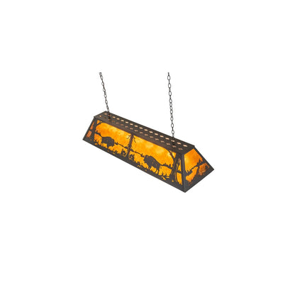 Buffalo at Lake 9 Light 17" Wide Linear Pendant