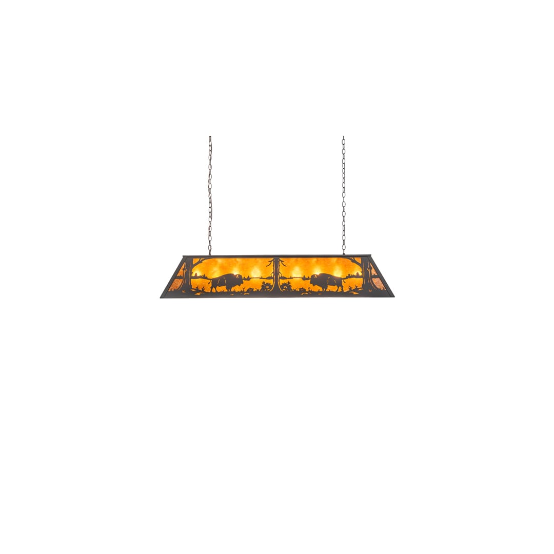 Buffalo at Lake 9 Light 17" Wide Linear Pendant
