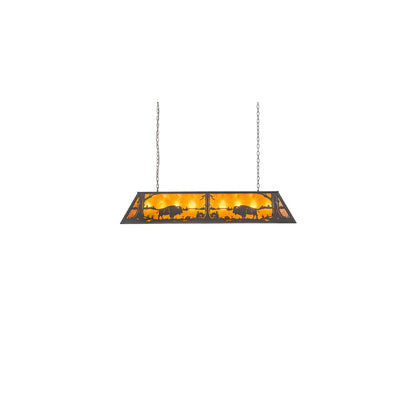 Buffalo at Lake 9 Light 17" Wide Linear Pendant