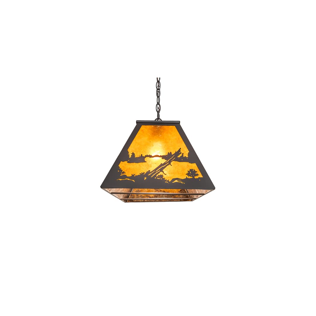 Buffalo at Lake 9 Light 17" Wide Linear Pendant
