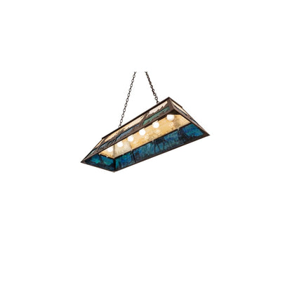 Elk at Lake 9 Light 17" Wide Linear Pendant