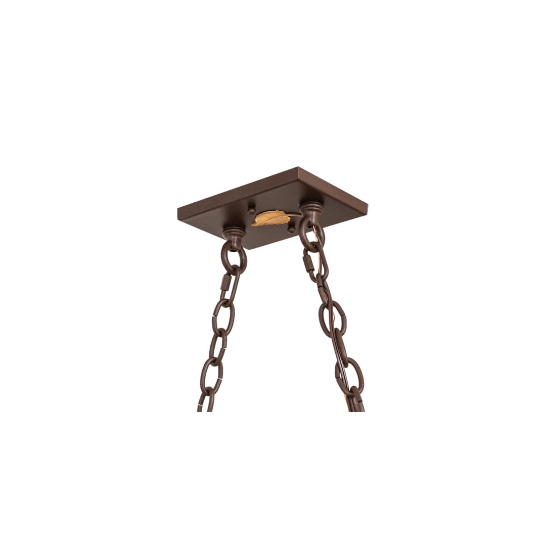 Elk at Lake 9 Light 17" Wide Linear Pendant