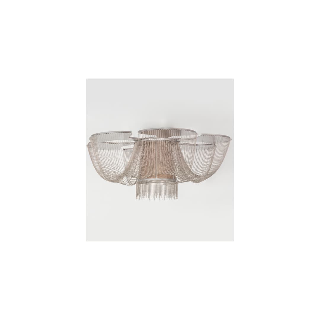 Niagara 8 Light 60" Wide Flush Mount Waterfall Ceiling Fixture