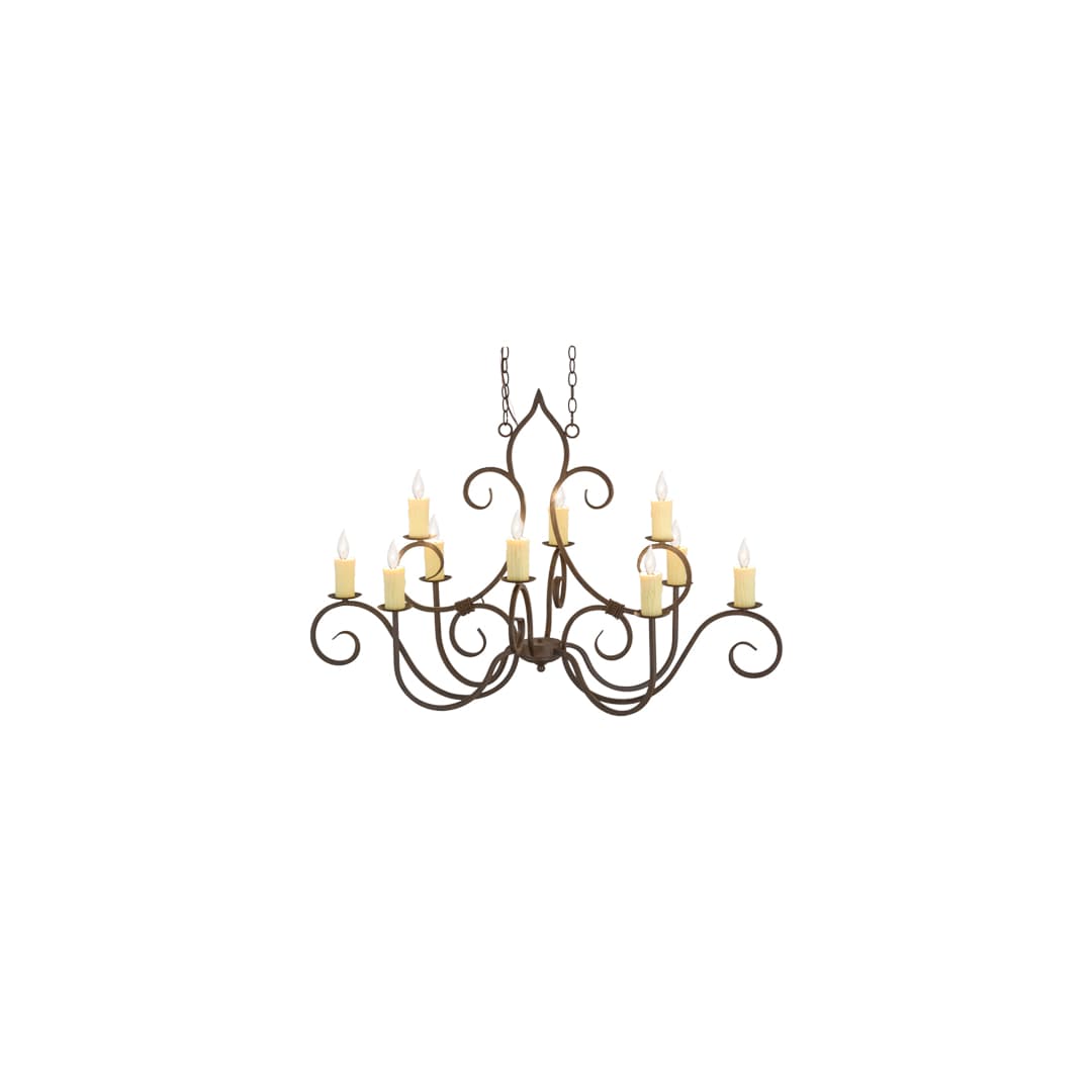 Clifton 10 Light 28" Wide Taper Candle Style Chandelier