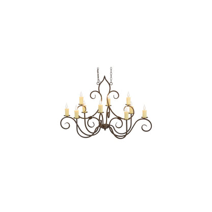 Clifton 10 Light 28" Wide Taper Candle Style Chandelier