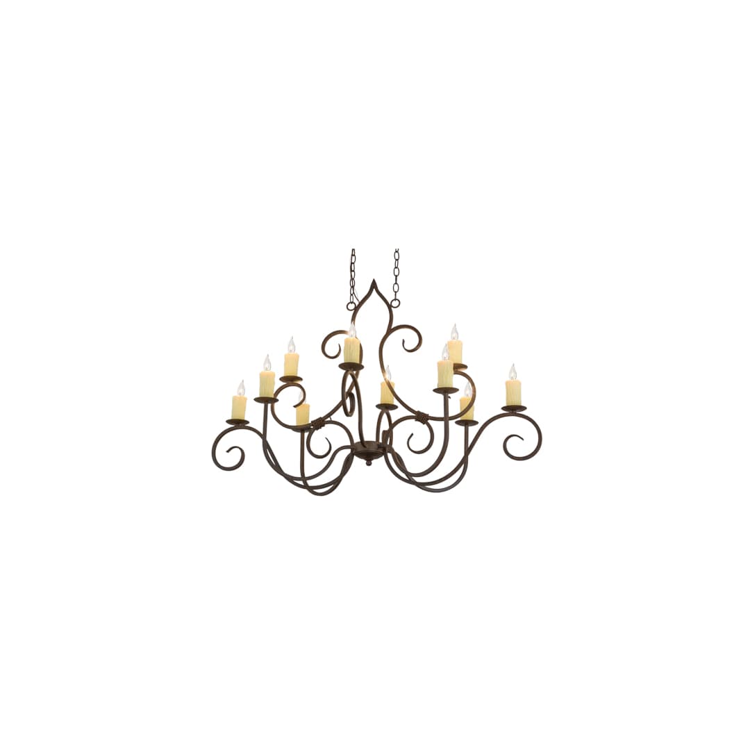 Clifton 10 Light 28" Wide Taper Candle Style Chandelier
