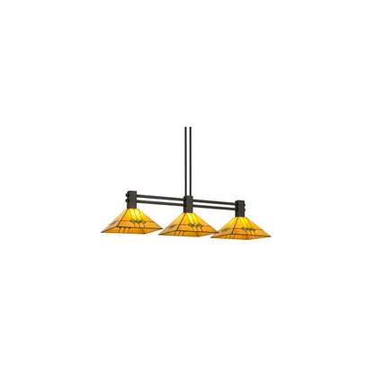 Martini 3 Light 13" Wide Linear Pendant