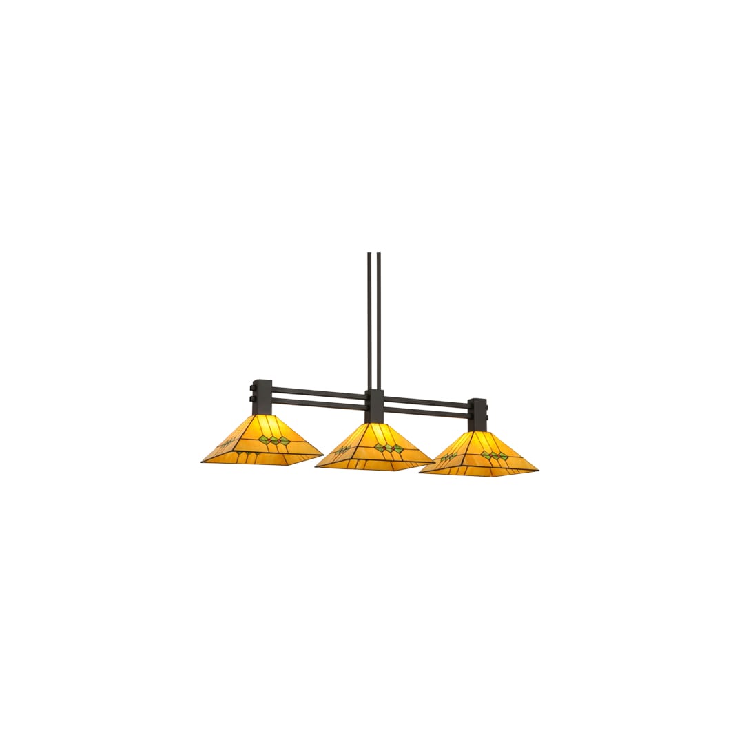 Martini 3 Light 13" Wide Linear Pendant
