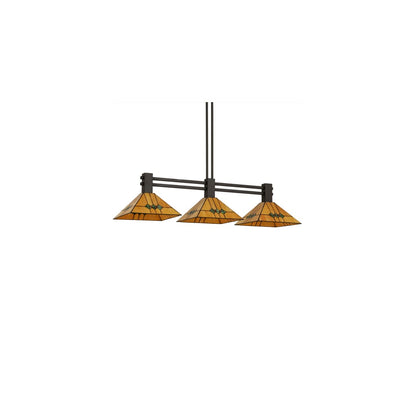 Martini 3 Light 13" Wide Linear Pendant