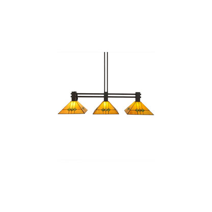 Martini 3 Light 13" Wide Linear Pendant