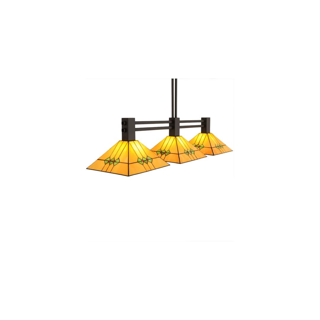 Martini 3 Light 13" Wide Linear Pendant