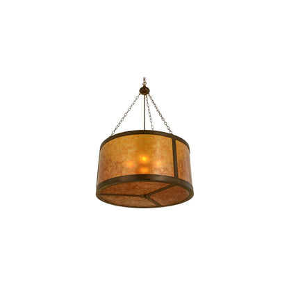 Craftsman 4 Light 32" Wide Suspension Pendant