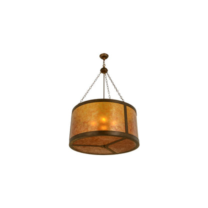 Craftsman 4 Light 32" Wide Suspension Pendant
