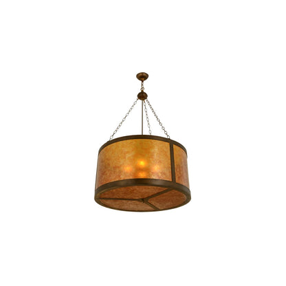 Craftsman 4 Light 32" Wide Suspension Pendant