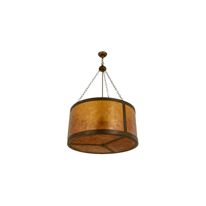 Craftsman 4 Light 32" Wide Suspension Pendant