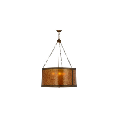 Craftsman 4 Light 32" Wide Suspension Pendant