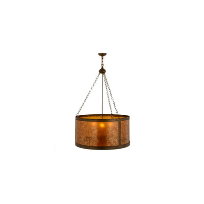 Craftsman 4 Light 32" Wide Suspension Pendant