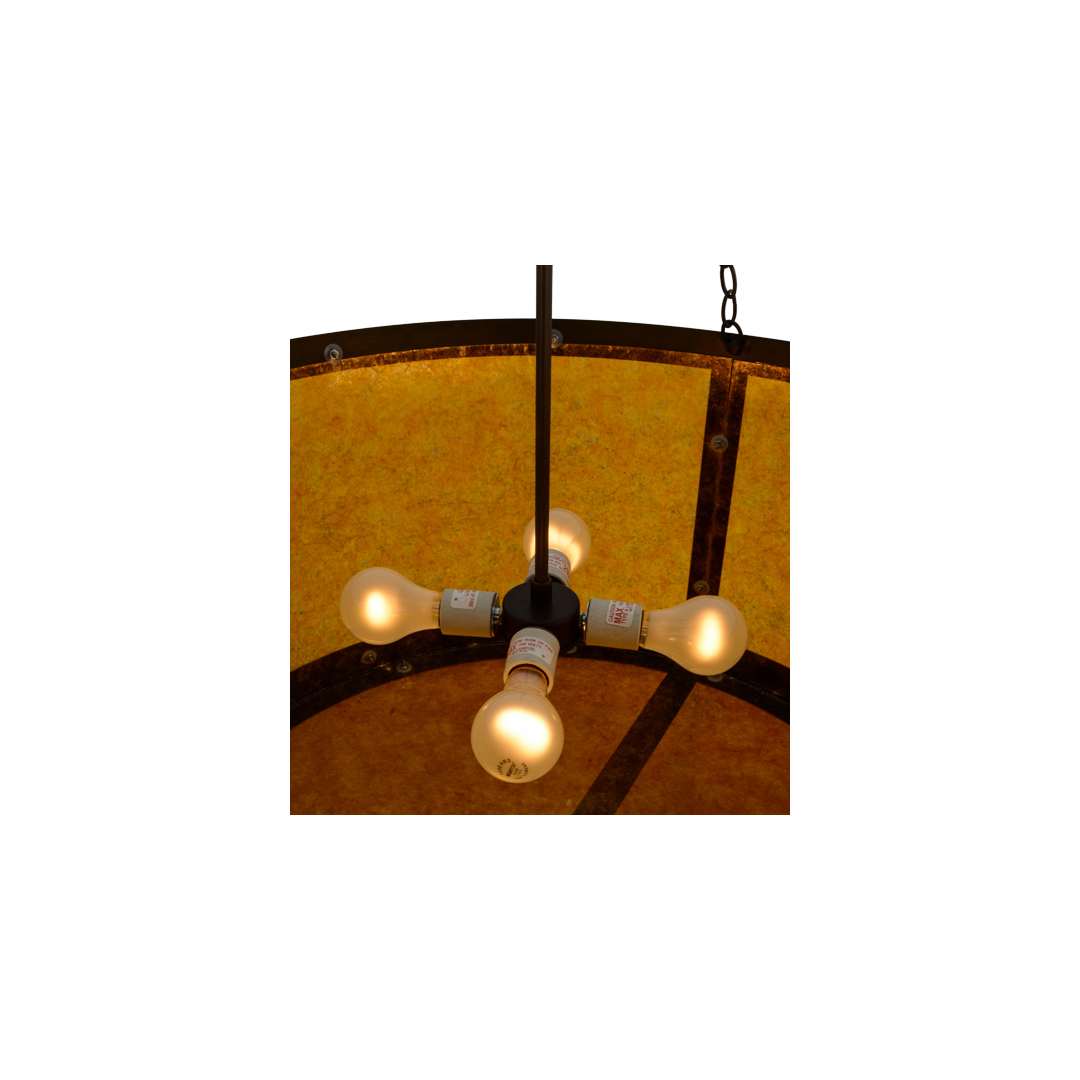 Craftsman 4 Light 32" Wide Suspension Pendant
