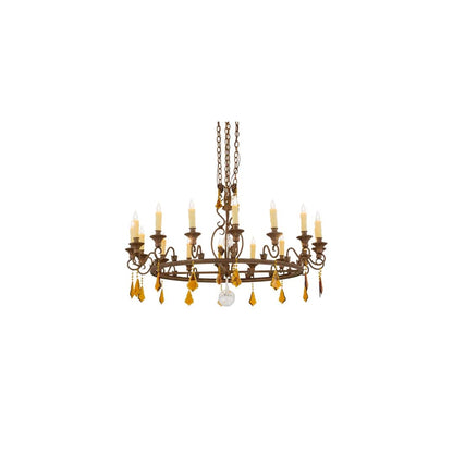 Peak 16 Light 48" Wide Taper Candle Style Chandelier