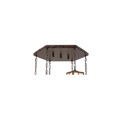 Craftsman 6 Light 32" Wide Multi Light Pendant