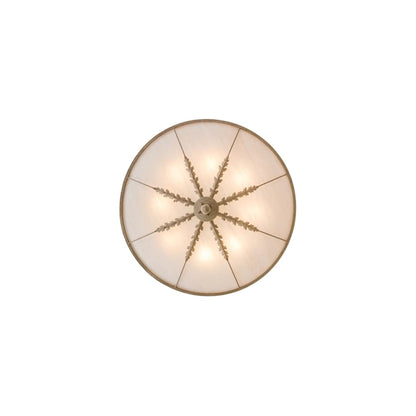 Hoja 8 Light 60" Wide Semi-Flush Bowl Ceiling Fixture