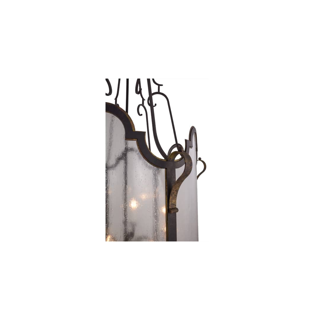 Dubrek 12 Light 33" Wide Taper Candle Pendant