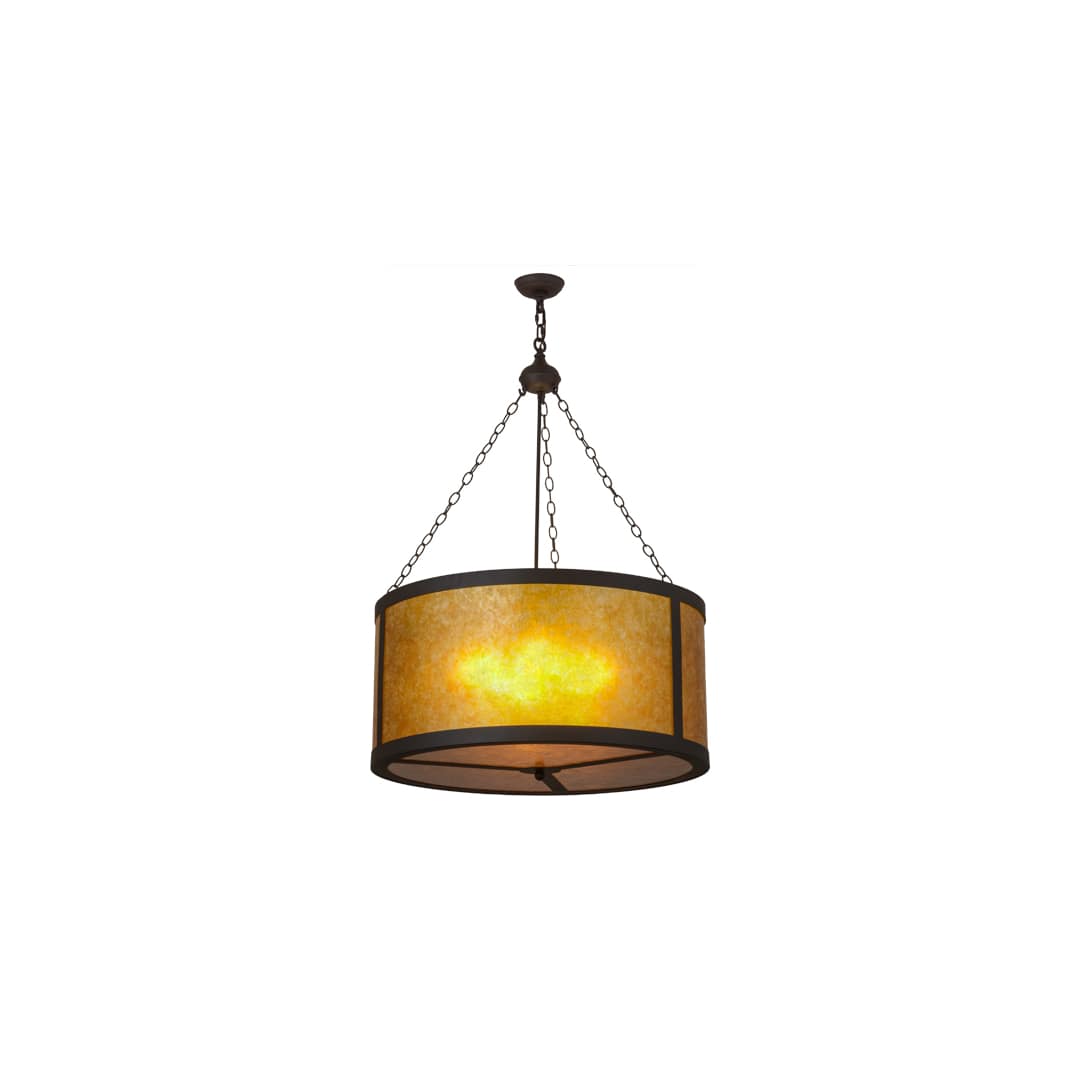 Craftsman 4 Light 32" Wide Suspension Pendant