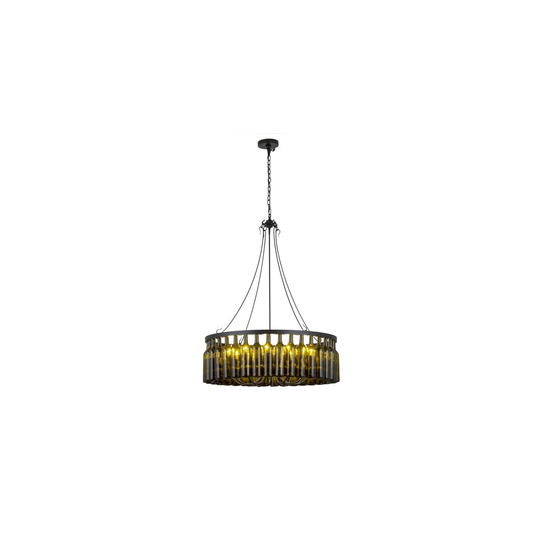 Tuscan Vineyard 12 Light 38" Wide Ring Chandelier