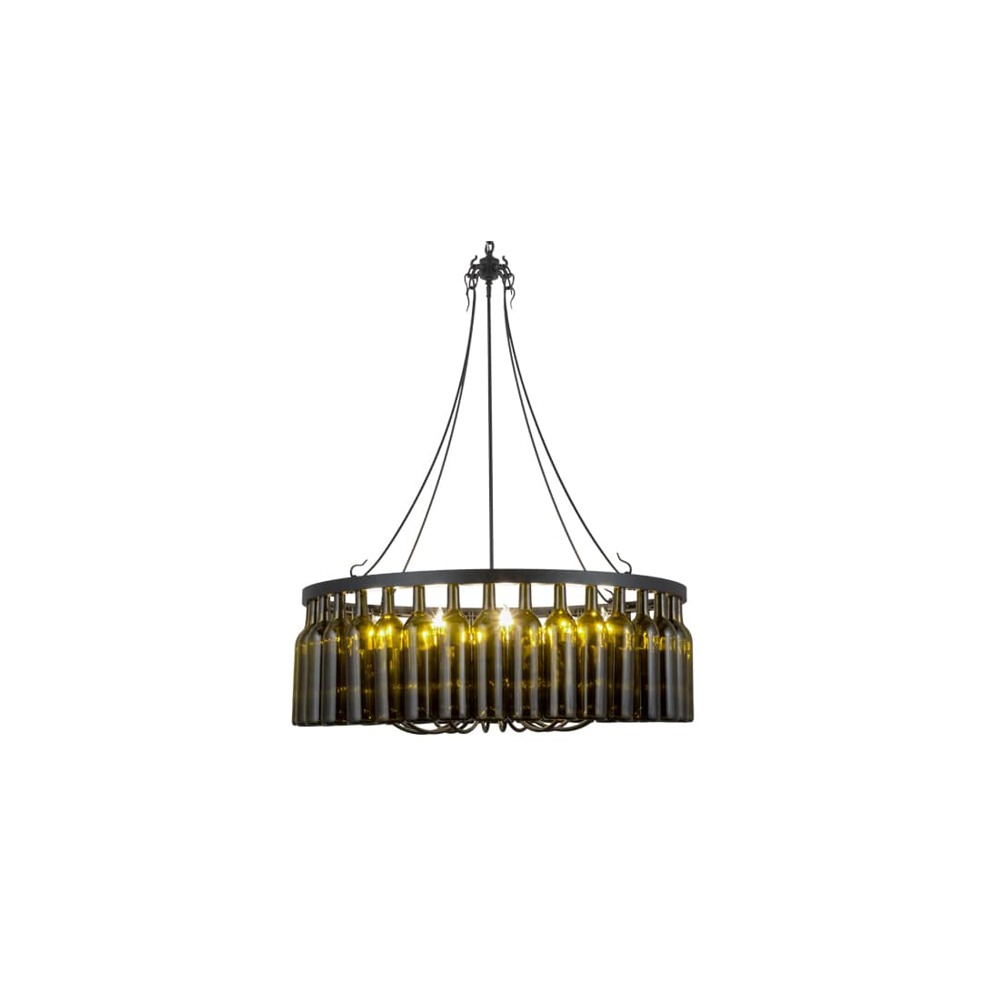 Tuscan Vineyard 12 Light 38" Wide Ring Chandelier