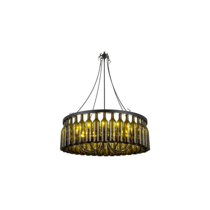 Tuscan Vineyard 12 Light 38" Wide Ring Chandelier