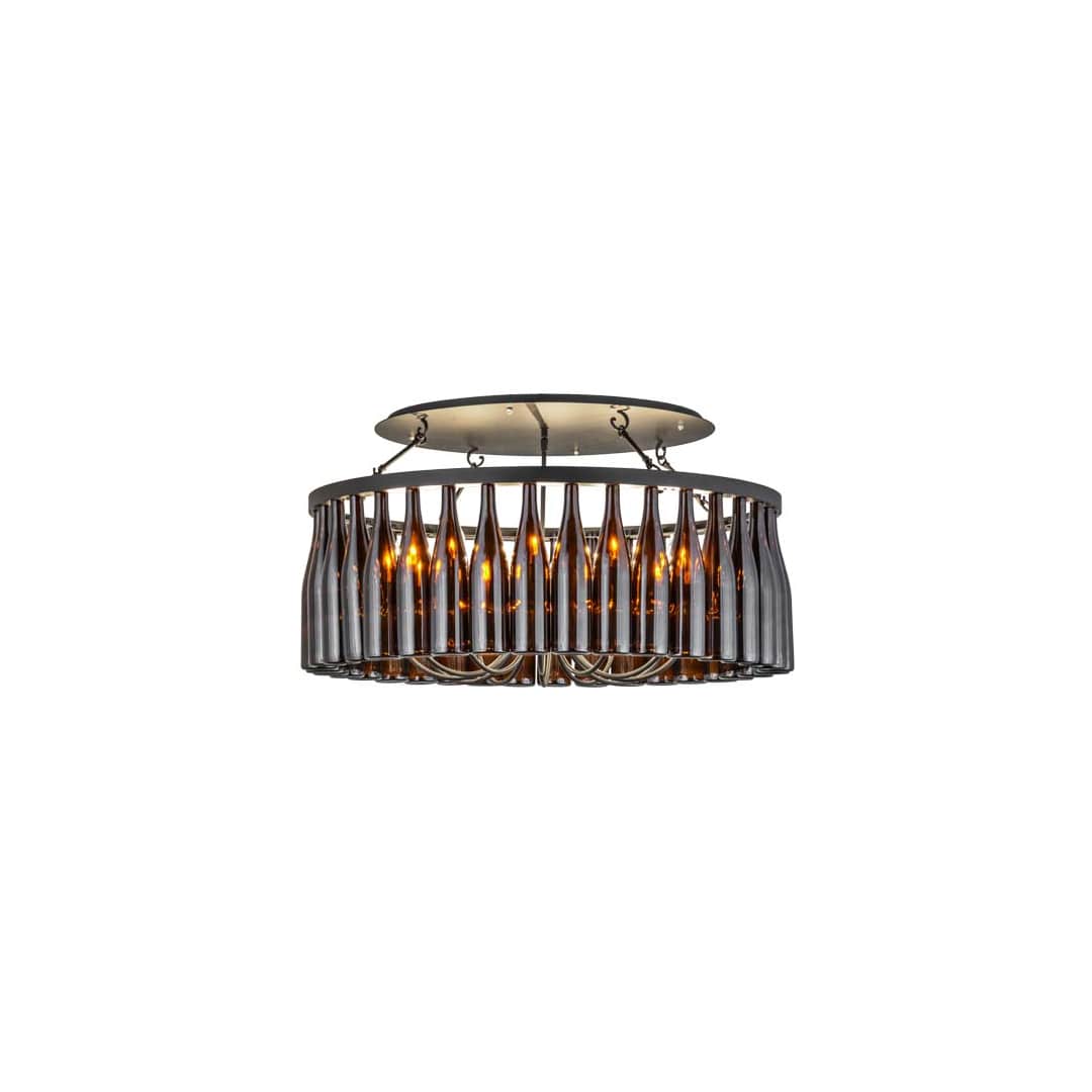 Tuscan Vineyard 12 Light 38" Wide Ring Chandelier