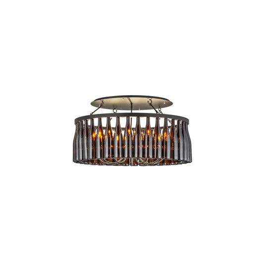 Tuscan Vineyard 12 Light 38" Wide Ring Chandelier