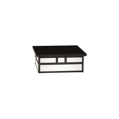 Mission 4 Light 31" Wide Flush Mount Square Ceiling Fixture