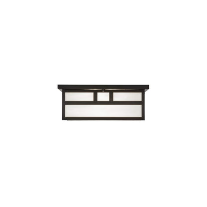 Mission 4 Light 31" Wide Flush Mount Square Ceiling Fixture