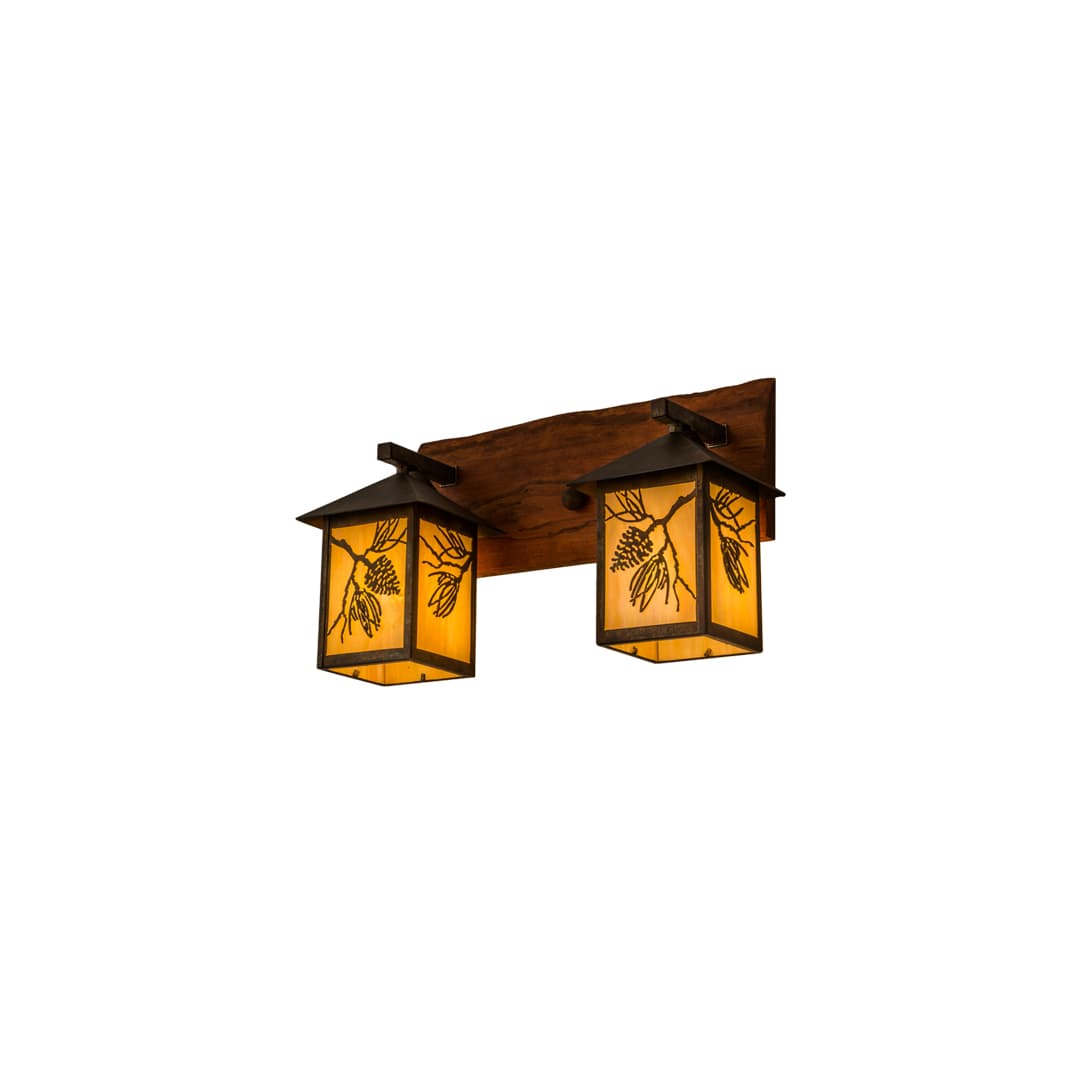 Balsam Pine 2 Light 12" Tall Wall Sconce