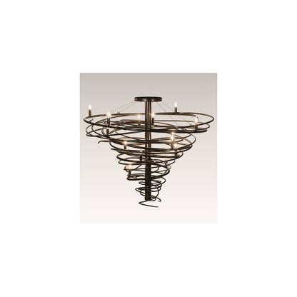 Cyclone 14 Light 48" Wide Taper Candle Style Chandelier