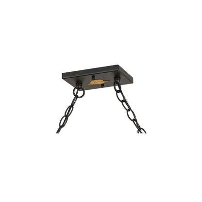 Personalized 9 Light 17" Wide Linear Pendant