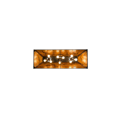 Personalized 9 Light 17" Wide Linear Pendant