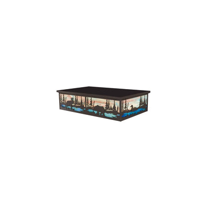 Wildlife at Pine Lake 8 Light 36" Wide Flush Mount Ceiling Fixture