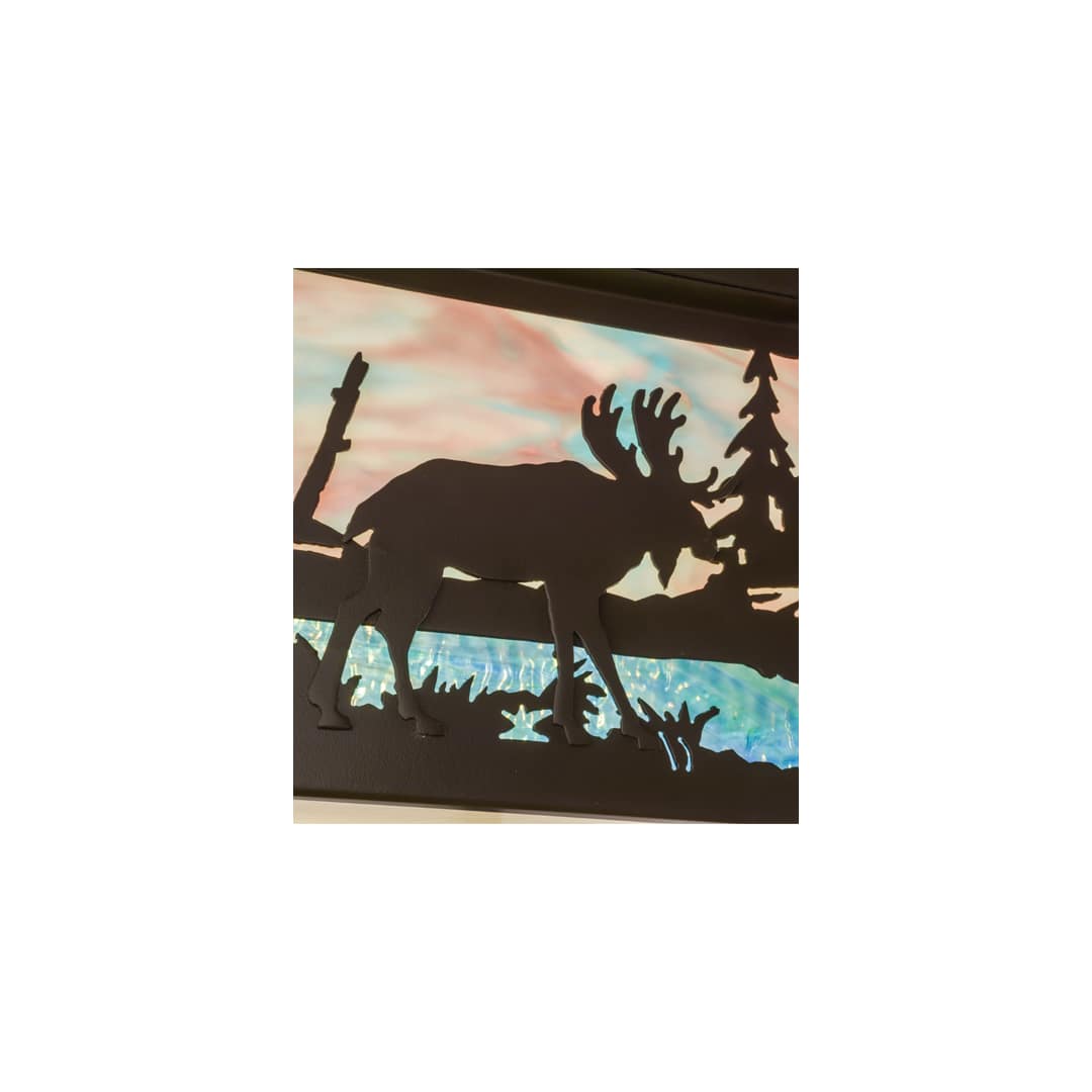 Wildlife at Pine Lake 8 Light 36" Wide Flush Mount Ceiling Fixture