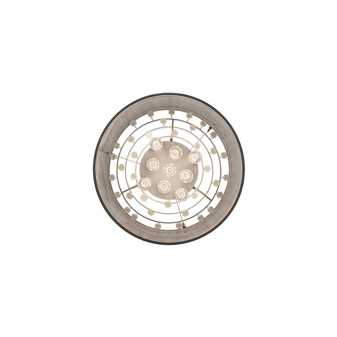 Cilindro 9 Light 24" Wide Suspension Pendant