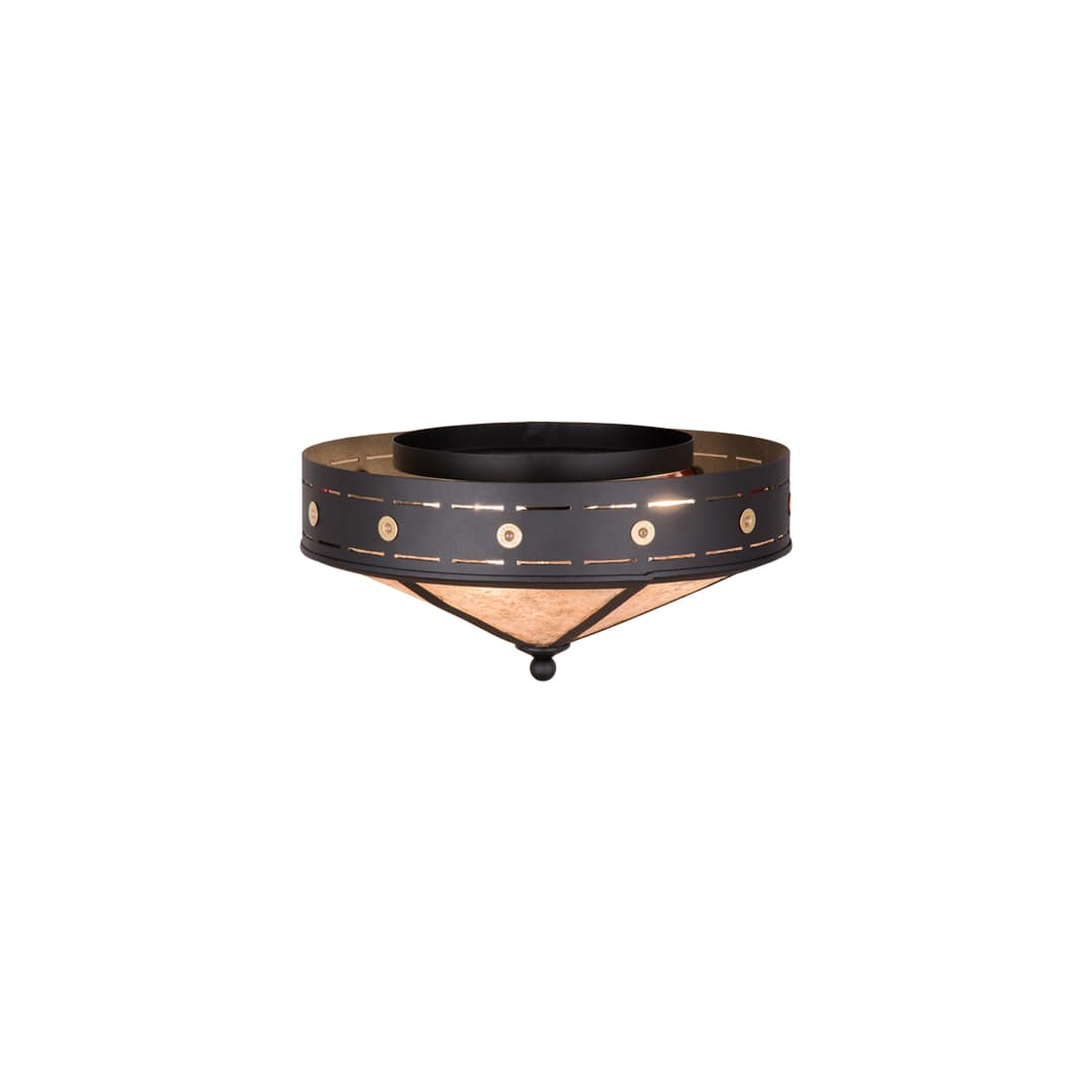Craftsman Target 4 Light 24" Wide Flush Mount Ceiling Fixture