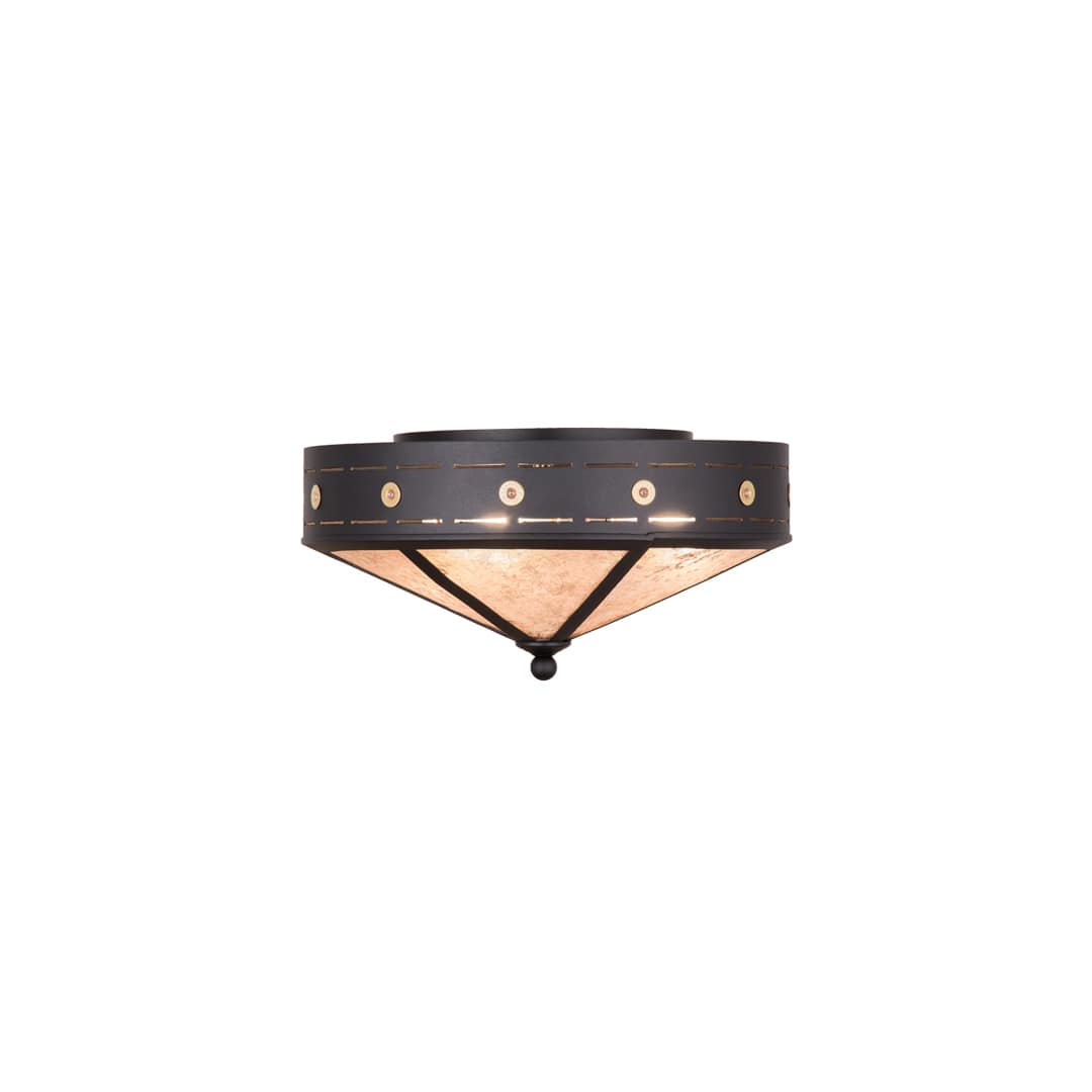 Craftsman Target 4 Light 24" Wide Flush Mount Ceiling Fixture