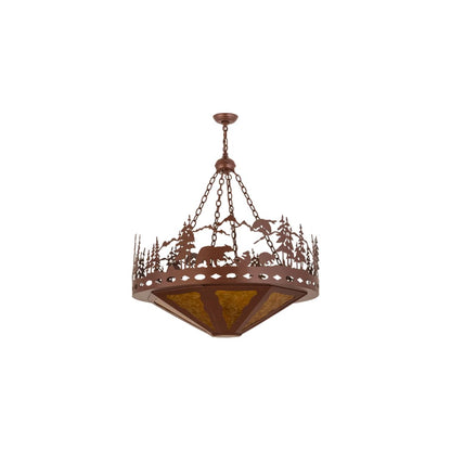 Bear Family 4 Light 36" Wide Pendant