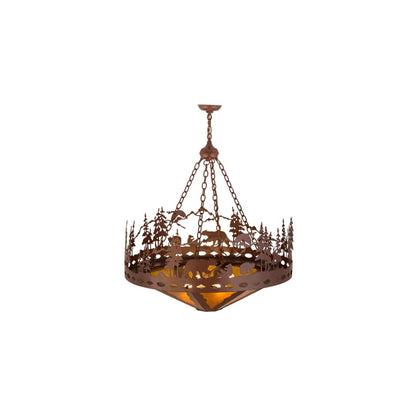 Bear Family 4 Light 36" Wide Pendant
