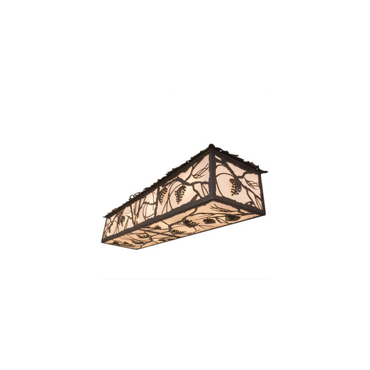 Whispering Pines 8 Light 50" Wide Flush Mount Ceiling Fixture