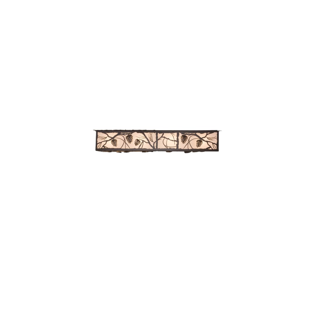 Whispering Pines 8 Light 50" Wide Flush Mount Ceiling Fixture
