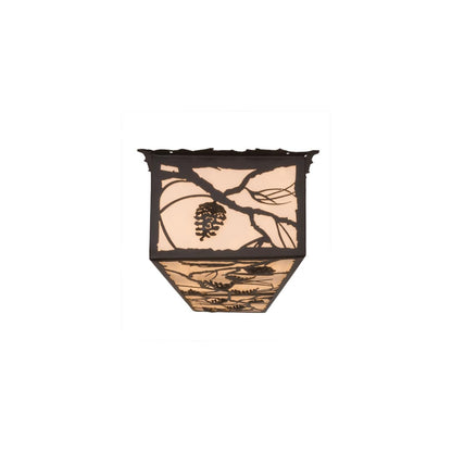 Whispering Pines 8 Light 50" Wide Flush Mount Ceiling Fixture