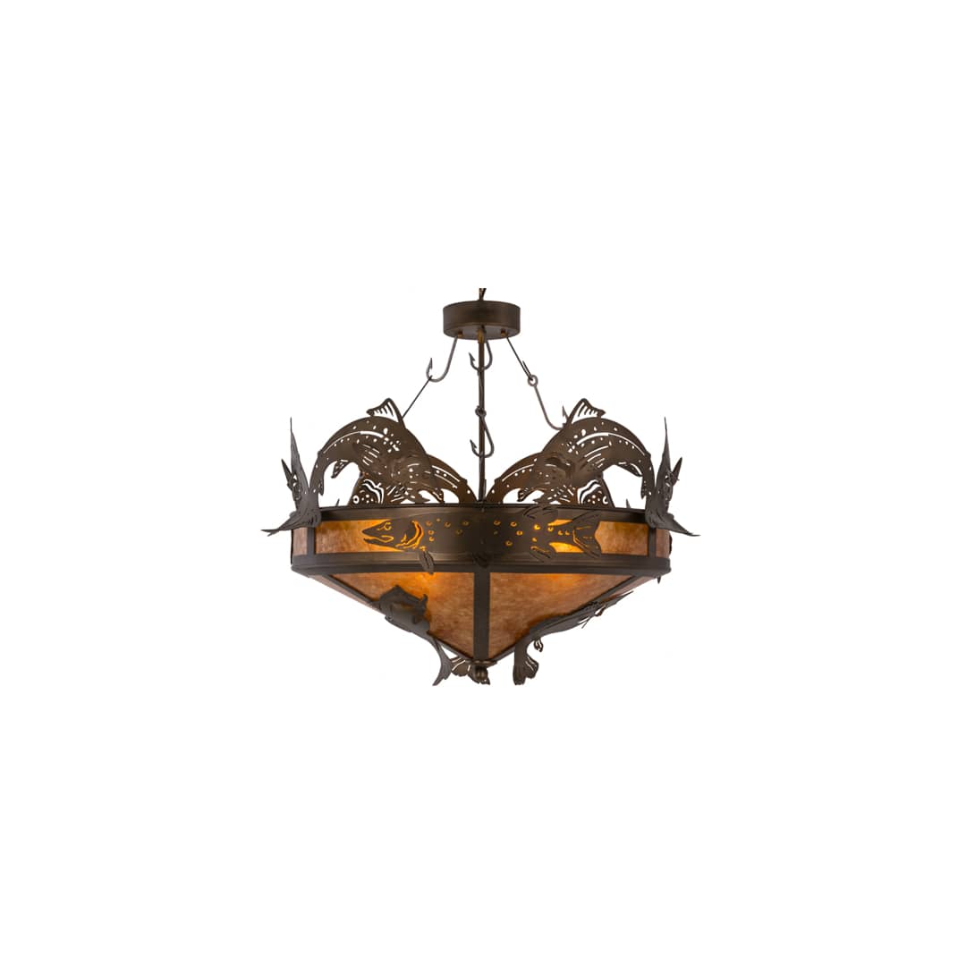 Catch of the Day 4 Light 27" Wide Pendant