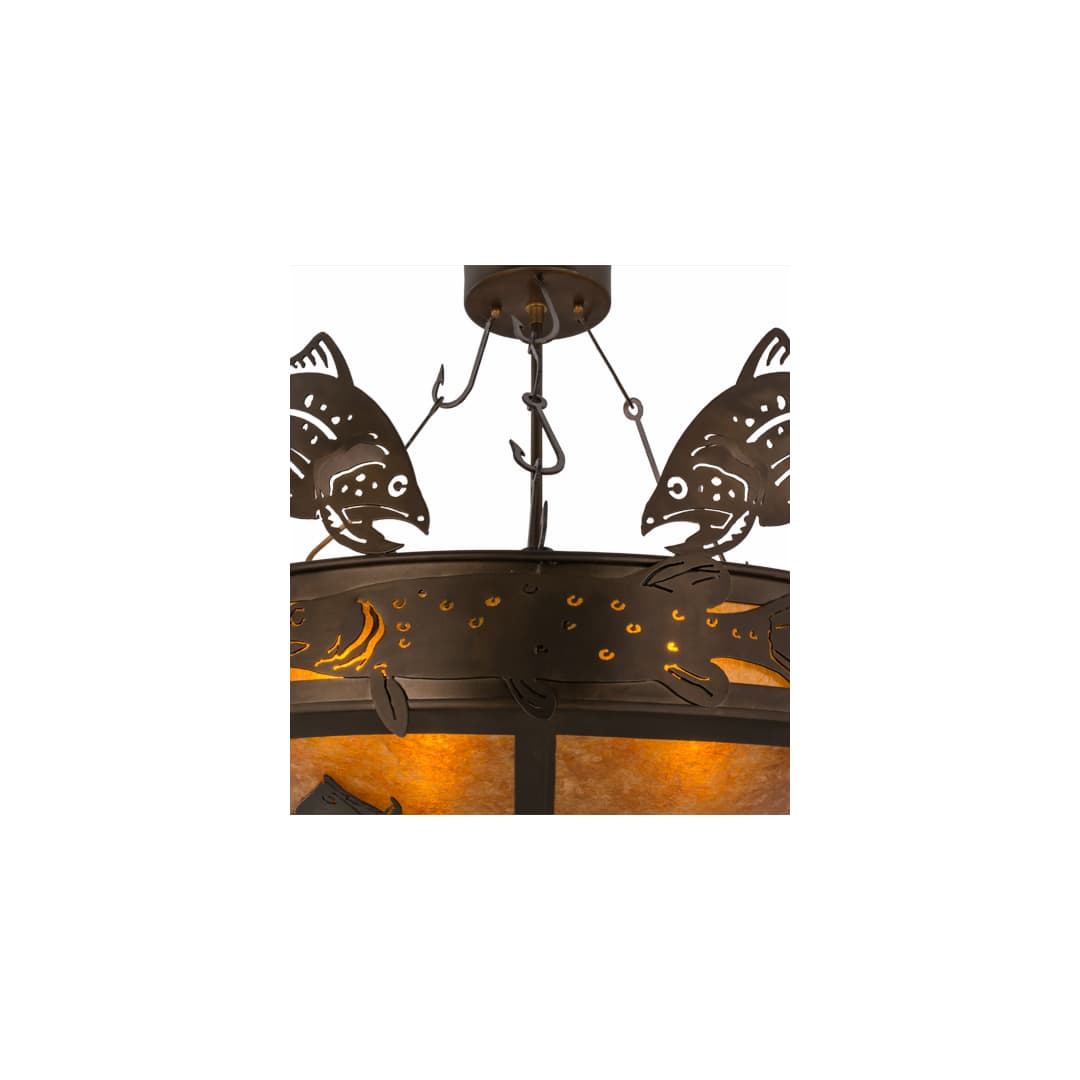 Catch of the Day 4 Light 27" Wide Pendant